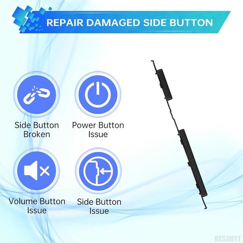 Power Button and Volume Button Replacement for Samsung Galaxy A21s Side Button Power On Off Switch and Volume Button Replacement Model: A217M DS Black in Saudi Arabia