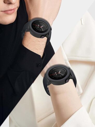 2pack Case for CMF Watch 3 Pro,NOUKAJU Smartwatch Protective Case,Easy to Install,Drop-Proof,Protective Cover for Nothing CMF Watch 3 Pro(Black+Black) in Saudi Arabia