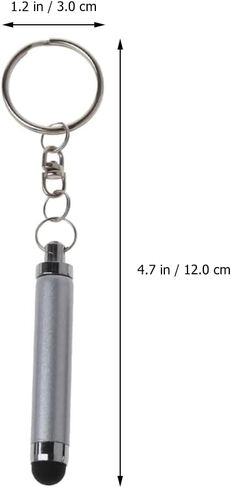 Mini Stylus Pen مع Keyring - 5 Pcs stylus أقلام لشاشات اللمس المحمولة سعة سعة سعة stylus Universal القلم القلم اللوحي الصغير لجهاز الشاشة اللمس in Kuwait