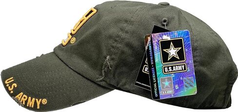 US Army Official Licensed Premium Quality Only Vintage Distressed Hat Veteran Military Star Baseball Cap in Kuwait