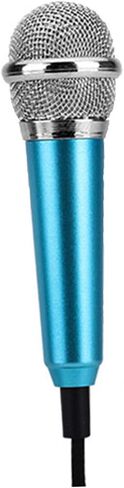 Toyandona 2PCS ميكروفون صغير صغير لتسجيل جبس الهاتف الذكي للكمبيوتر المحمول والاتصال نمط عشوائي in Saudi Arabia