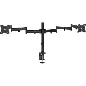 جبل! مزدوج Ultrawide Monitor Arm Mount | موقف المكتب | اثنين من الحركة الكاملة توضيح قابلة للتعديل | يناسب 2 × 30 31 32 34 36 38 بوصة VESA 75 100 شاشات الكمبيوتر المتوافقة | قواعد C-Clamp و Grommet in Kuwait