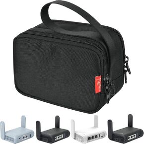 Travel Router Case for GL.iNet GL-MT3000/GL-SFT1200/ GL-A1300/GL-AXT1800/ TP-Link AX1500 Travel Routers, Portable WiFi Storage Holder,Waterproof Anti-Scratch Carrying Bag with Pocket in Saudi Arabia