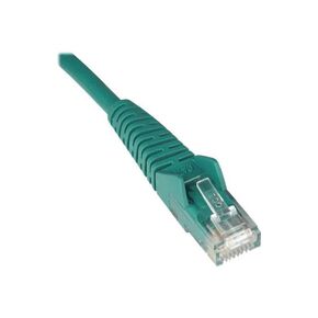 Tripp Lite Eaton Series N001-015-GN Cat5e Ethernet Patch Cable 15 ft (Green), Gigabit 350MHz Snagless Molded UTP RJ45 M/M, PoE LAN Cord, Cloud Care Pre-Configured Bundle Eligible (10 Pack) in Kuwait