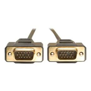 Tripp Lite Eaton Series P512-006 VGA Cable 6 ft, HD15 M/M, Gold-Plated Molded Connectors, 640x480, PC Projector Monitor Video Cord, Cloud Care Pre-Configured Bundle Eligible (1 Pack) in Saudi Arabia