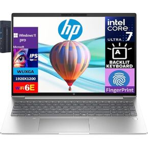 HP probook 460 G11 16 "IPS Wled Wuxga Display Laptop ، Intel Core Ultra 7 155U ، 64GB RAM 2TB SSD ، لوحة مفاتيح الإضاءة الخلفية ، قارئ بصمات الأصابع ، Wi-Fi 6E ، Bluetooth 5.3 ، Windows 11 Pro ، Pike Silver in Kuwait