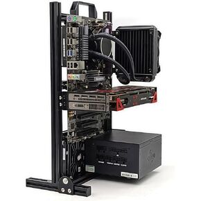 علبة Air ITX Open ، حالة كمبيوتر ITX ، حالة كمبيوتر DIY ITX ، مفتوح هيكل إطار الألومنيوم المتوافق مع اللوحات الأم ITX ولوحات الأم 17x17/17x19 ، وهكل تبريد الماء in Kuwait