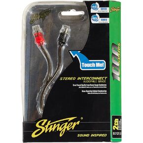 Stinger SI121.5 1.5ft 1000 سلسلة من قناة 2 قناة Audiophile Clister RCA Connect interconnect in Kuwait