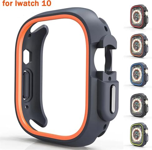 غطاء TPU لـ Apple Watch Ultra Case 42mm 46mm 49mm 44mm 45mm 41mm 41mm pumper pc shell لـ iWatch Series10 9 8 7 6 SE 5 4 in Saudi Arabia