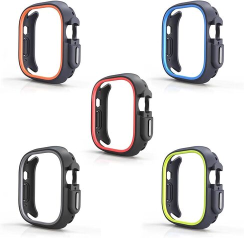 غطاء TPU لـ Apple Watch Ultra Case 42mm 46mm 49mm 44mm 45mm 41mm 41mm pumper pc shell لـ iWatch Series10 9 8 7 6 SE 5 4 in Saudi Arabia