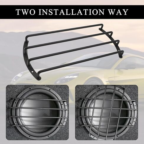 2 PCS CAR SPEAKER GRILL ، 10 بوصة 4 بار 4 بار مضخم صوت مضخم صوت صوتي ، واقي غلاف الشبكة ، أغطية واقية من قضبان المعادن الشاملة in Saudi Arabia