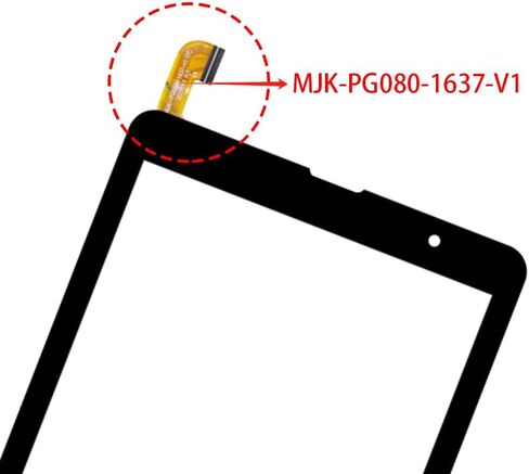 استبدال شاشة اللمس لعلامة TAB Vortex 8 4G MJK-PG080-1637-V1 8 "لوحة اللوحة اللوحة اللوحة اللوحة اللوحة الأرقام الزجاجية مع أدوات (لا تشمل شاشة LCD) in Saudi Arabia