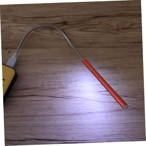 Popetpop Metal USB LIGHT LED LED مصباح مكتب مرنة LEDS LEDS على الجانب الآخر من السرير مصباح الكمبيوتر كمبيوتر الكمبيوتر المحمول من السهل حمله in Saudi Arabia