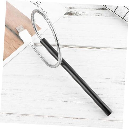 Popetpop USB Metal LED LED LAD LAMP 10 مستويات السطوع مستويات مرنة مرنة الإضاءة القوية للقراءة والعمل مصباح طاولة مدعوم من USB للكمبيوتر المحمول والمكتب in Saudi Arabia