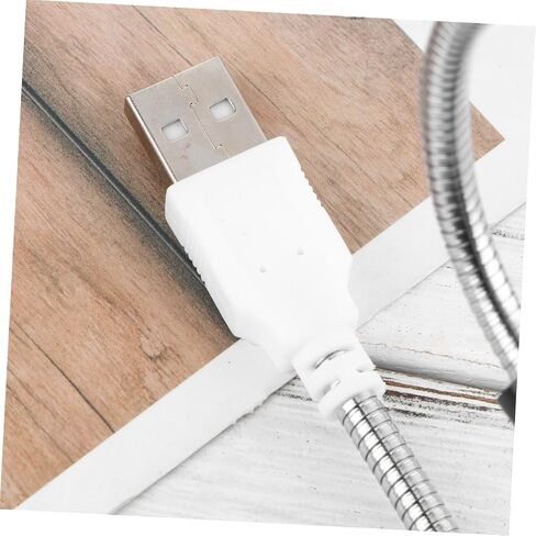Popetpop USB Metal LED LED LAD LAMP 10 مستويات السطوع مستويات مرنة مرنة الإضاءة القوية للقراءة والعمل مصباح طاولة مدعوم من USB للكمبيوتر المحمول والمكتب in Saudi Arabia