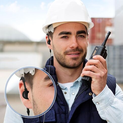 Kingdder 30 Pack Two Way Radio Prote مع Mic 2 Pin Walkie Talkie Bulk Earhook سماعة الرأس متوافقة مع Retevis RT22 RT21 RT68 RT68H H777 H777H RT86A RT86S ، BAOFENG BF-888S BF-T26 in Saudi Arabia