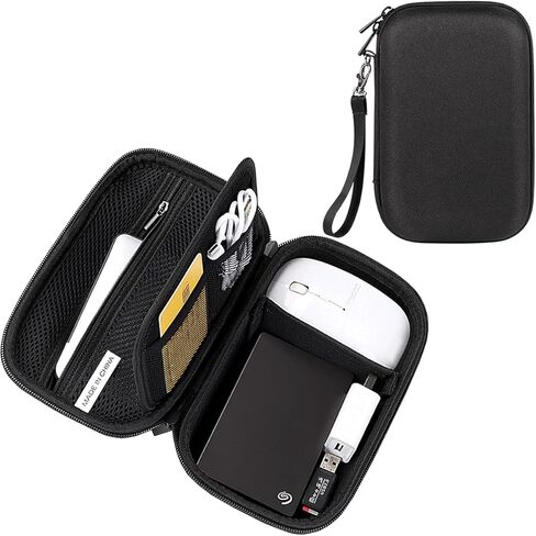 قضية سفر منظم هارق منظم لجهاز MacBook Power Adapter Cables Power Bank Apple Magic Mouse USB Flash Disk SD Drive Hard Accessories Portable Case. in Kuwait