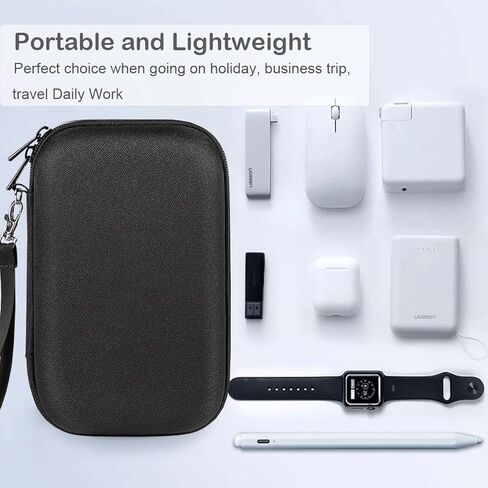 قضية سفر منظم هارق منظم لجهاز MacBook Power Adapter Cables Power Bank Apple Magic Mouse USB Flash Disk SD Drive Hard Accessories Portable Case. in Kuwait