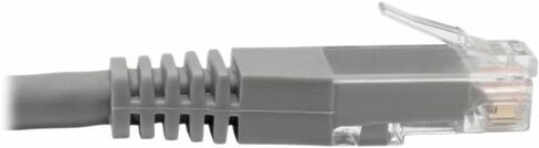 Tripp Lite by Eaton N200-015-GY CAT5E Gigabit Ethernet Cable ، RJ45 M/M ، 15 FT ، 24 AWG ، جهات اتصال مطلية بالذهب ، سلك رمادي ، تخفيف سلالة ، حزمة Cloud Care مسبقًا مؤهلة (50 حزمة) in Saudi Arabia