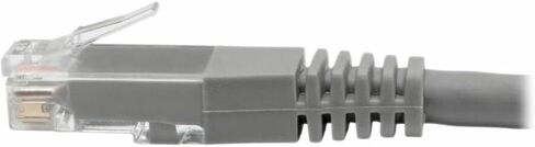 Tripp Lite by Eaton N200-015-GY CAT5E Gigabit Ethernet Cable ، RJ45 M/M ، 15 FT ، 24 AWG ، جهات اتصال مطلية بالذهب ، سلك رمادي ، تخفيف سلالة ، حزمة Cloud Care مسبقًا مؤهلة (50 حزمة) in Saudi Arabia