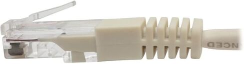 Tripp Lite by Eaton N002-001-WH Cat5e Ethernet Patch Cable 1 ft, RJ45 Snagless Molded UTP, 350 MHz 1 Gbps Gigabit, PVC Jacket, White, Cloud Care Pre-Configured Bundle Eligible (50 Pack) in Saudi Arabia