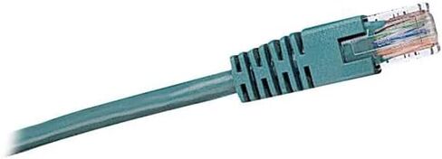 Tripp Lite Eaton N002-015-GN Cat5e Ethernet Patch Cable 15 ft, 350MHz Gigabit RJ45 M/M, PoE, Gold-Plated Molded UTP, Green, Cloud Care Pre-Configured Bundle Eligible (50 Pack) in Saudi Arabia