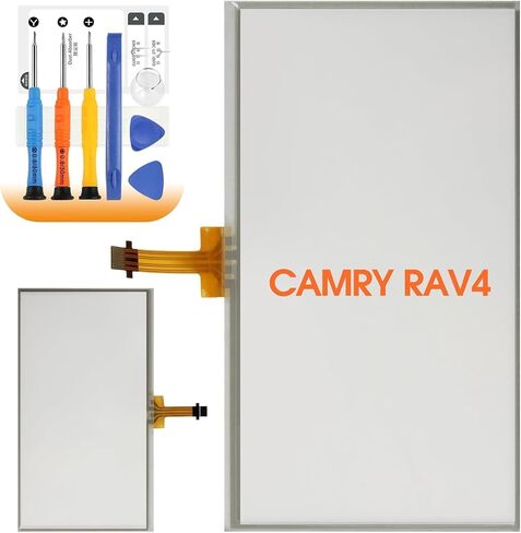 استبدال الشاشة لـ Corolla Camry RAV4 Prius C 2014-2016 6.1 "لعام 2014 1/2-2016 Camry Navigation Touch Screen Glass Panel Planizer Part (لا يشمل شاشة LCD) in Kuwait
