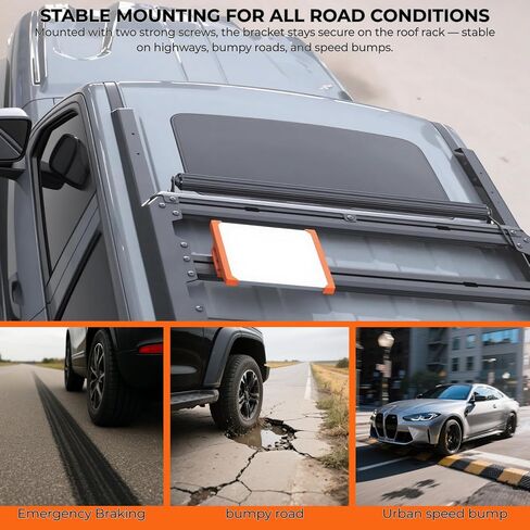 حامل رف سقف Starlink Mini ، التثبيت السريع والإزالة ، بدون حاجة إلى حفر ، مجموعة تركيب Starlink Mini لـ RVS والسيارات وسيارات الدفع الرباعي مع رفوف السقف (أسود) in Saudi Arabia