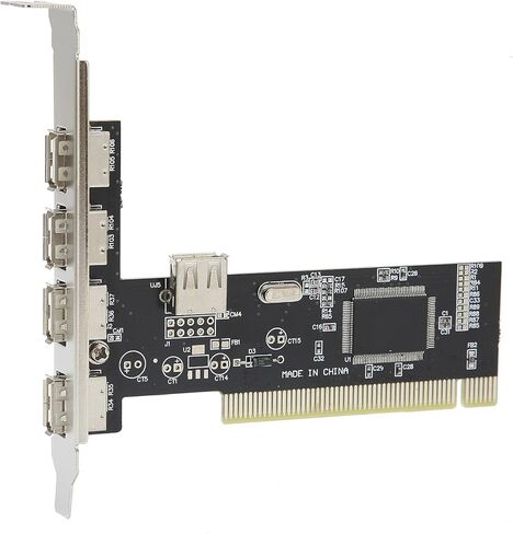 بطاقة توسيع PCI 4 Port USB 2 0 محول HUB مع VIA VT6212L شريحة سطح المكتب PCI إلى محول USB لكاميرات لوحات المفاتيح in Saudi Arabia