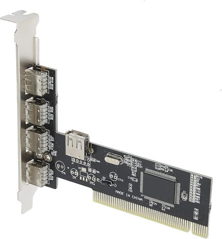 بطاقة توسيع PCI 4 Port USB 2 0 محول HUB مع VIA VT6212L شريحة سطح المكتب PCI إلى محول USB لكاميرات لوحات المفاتيح in Saudi Arabia