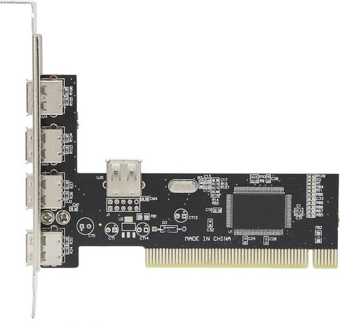 بطاقة توسيع PCI 4 Port USB 2 0 محول HUB مع VIA VT6212L شريحة سطح المكتب PCI إلى محول USB لكاميرات لوحات المفاتيح in Saudi Arabia