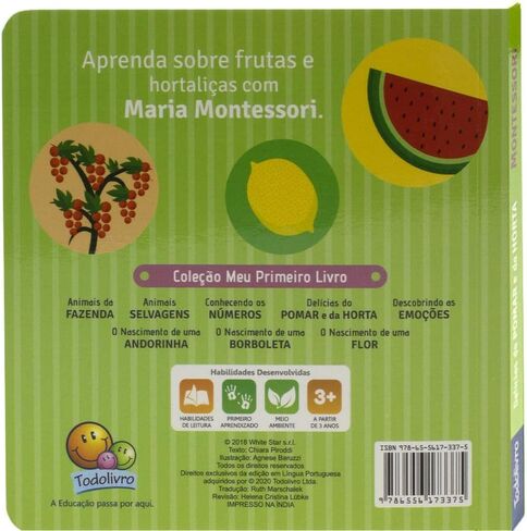 Montessori Meu Primeiro Livro ... Pomar E Horta (Escolinha) in Kuwait