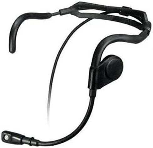 SH05 Microphone Headset with Single Ear Piece. Noise Cancelling Boom Mic. Lightweight, Sturdy Excellent for Hands Free Communication, Radio Operation, Walkie Talkie, Drive-in Staff, Military in Saudi Arabia