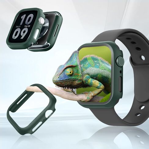 1PCS CASE المقاومة للماء لشركة Apple Watch ، غطاء محكم ISWATCH COVERT SLAW GUARD HD FULTRA-SHIN in Saudi Arabia