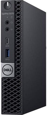 Dell OptiPlex 5070 Desktop Computer - Intel Core i5-9500T - 8GB RAM - 128GB SSD - Micro PC in Saudi Arabia