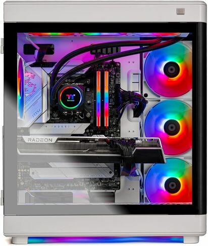 Skytech Prism Gaming PC Desktop, Ryzen 7 7800X3D 4.2 GHz (5GHz Turbo), NVIDIA RTX 5080 16GB, X670 Board, 2TB Gen4 NVMe SSD, 32GB DDR5 RAM 5600 RGB, 850W Gold ATX 3 PSU, Wi-Fi, Win 11 in Saudi Arabia