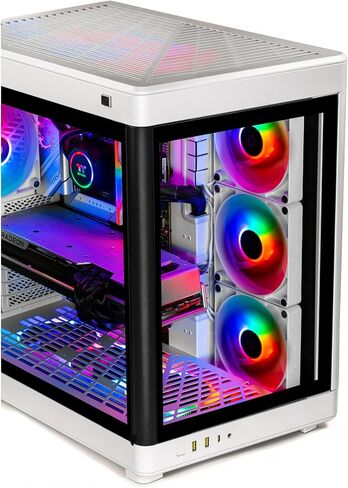 Skytech Prism Gaming PC Desktop, Ryzen 7 7800X3D 4.2 GHz (5GHz Turbo), NVIDIA RTX 5080 16GB, X670 Board, 2TB Gen4 NVMe SSD, 32GB DDR5 RAM 5600 RGB, 850W Gold ATX 3 PSU, Wi-Fi, Win 11 in Saudi Arabia