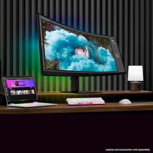 HP OMEN 34 بوصة WQHD 180Hz ألعاب منحنية ، شاشة QHD واسعة (3440 × 1440) ، لوحة VA ، VESA DisplayHDR 400 ، 1MS MPRT (مع Overdrive) ، AMD Freesync Premium Technology ، Black 34C G2 (2025) in Kuwait