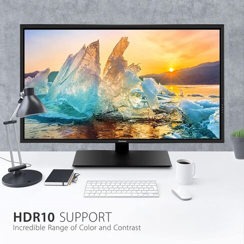 ViewSonic VX4381-4K 43" UHD 4K Monitor Widescreen with HDR10 Support, Eye Care, HDMI, USB, DisplayPort (Renewed) in Saudi Arabia