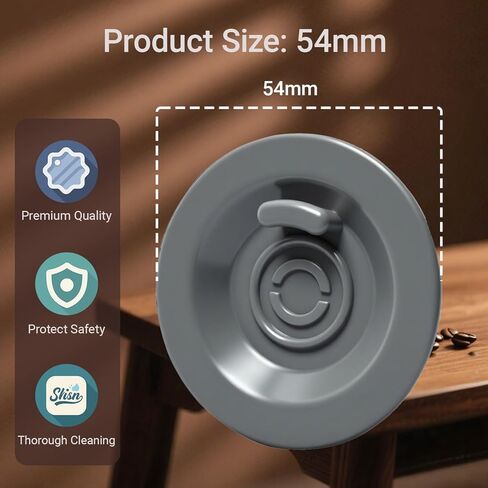 2PCS 54MM Espresso Backflush Cleaning Disc for Breville Machines - Professional Breville Cleaning Disc Compatible with BES870XL, BES878BSS, BES880 & More - Durable Blind Filter Disk for Deep Cleaning in Saudi Arabia
