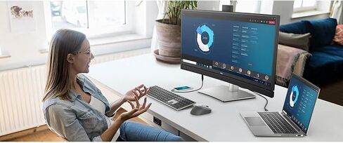 Dell C3422WE 34.1 "QHD WIDE 1440P WQHD شاشة شاشة شاشة WLED LCD - 21: 9 - بلاتينيوم الفضة in Saudi Arabia