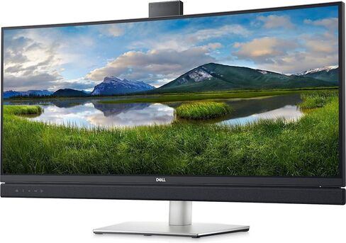 Dell C3422WE 34.1 "QHD WIDE 1440P WQHD شاشة شاشة شاشة WLED LCD - 21: 9 - بلاتينيوم الفضة in Saudi Arabia