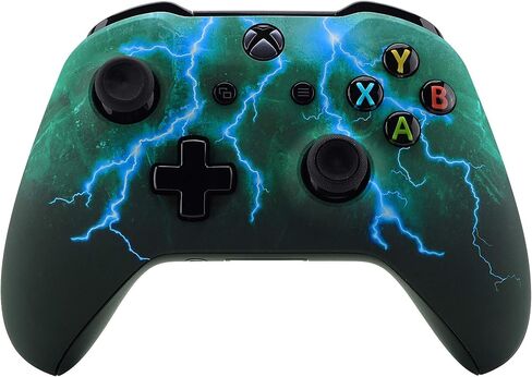 remap remap و trigger stop remap و trigger regger و Green Storm Thunder shell faceplate shell لأجهزة Xbox One S & Xbox One X Controller Model 1708 - وحدة تحكم غير متضمن in Kuwait