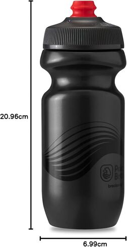 Polar Bottle - Breakaway - 24oz Wave, Ivory & Silver- Insulated Water Bottle for Cycling & Sports, Keeps Water Cooler Longer, Fits Most Bike Bottle Cages in Kuwait