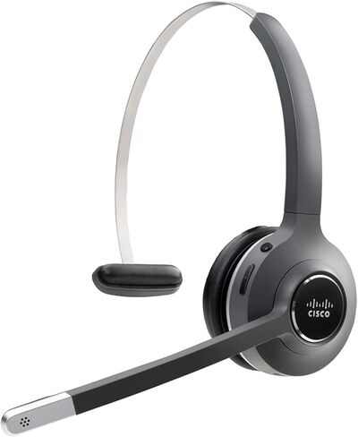 Cisco Headset 561, Wireless Single On- Ear DECT Headset with Multi-Source Base for US & Canada, Charcoal, (CP-HS-WL-561-M-US=) (Renewed) in Saudi Arabia