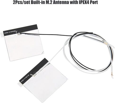 4Pcs M.2 Card Antenna, 2.4GHz 5GHz Internal Laptop IPE Gene4 M.2 Antenna I-pex 4 Built in Antenna IPE X4 Antenna Notebook in Saudi Arabia