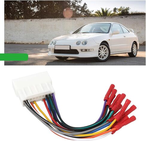 16 دبوس سيارة راديو الأسلاك تسخير متوافق مع Honda Accord Civic CRV 1986-1998 متوافق مع Acura Integra Cl RL 1986-2001 in Kuwait