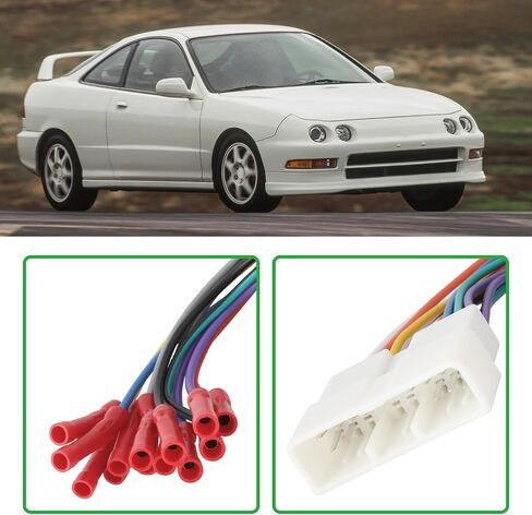 16 دبوس سيارة راديو الأسلاك تسخير متوافق مع Honda Accord Civic CRV 1986-1998 متوافق مع Acura Integra Cl RL 1986-2001 in Kuwait