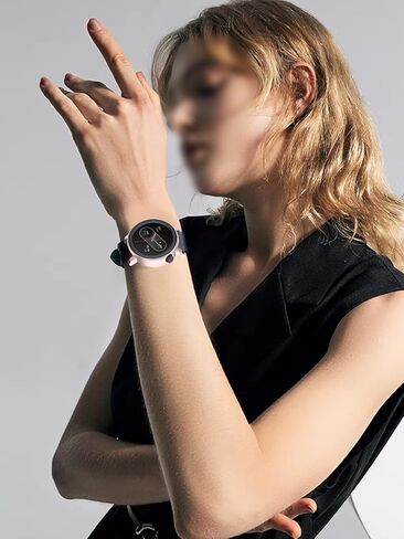 حالة CMF Watch 3 Pro Smartwatch و Uyrurel PC Hollow Watch Case و Anti Fall and Scratch Resistant و High Definition و Sharparent و Black+Silver ， 2 Pack in Kuwait