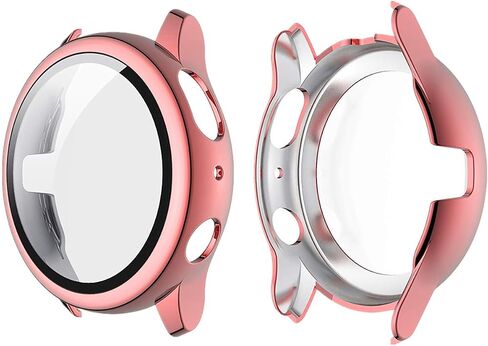 متوافق مع Galaxy Watch النشط 2 40 مم 44 مم حامي الشاشة Case Ultra HD الزجاج المقسى بشكل عام حافة الدفاع عن الغطاء الصلب الواقي للوقاية من أجل 2 40 مم 44 ملم in Saudi Arabia
